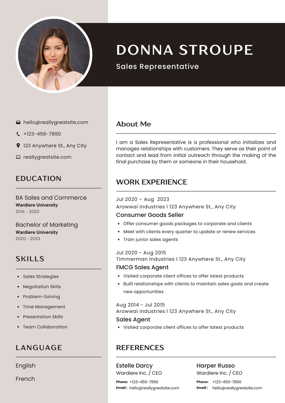 Modern Resume Template